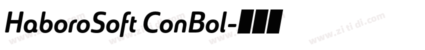 HaboroSoft ConBol字体转换 HaboroSoft ConBol字体转换